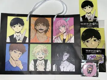 OMORI 전시회 입장 혜택 써니 오브리 스티커 캔 배지 세트