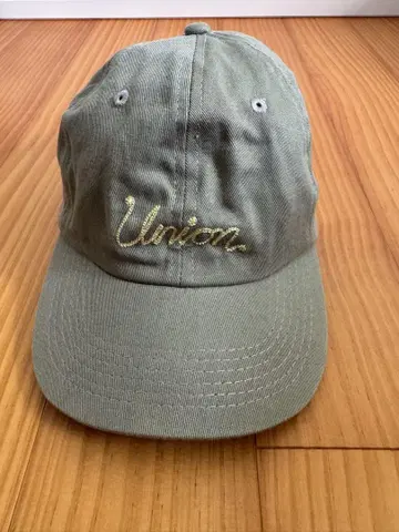 Union logo baseball cap 올리브 그린