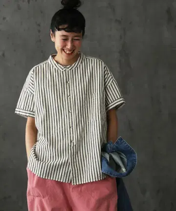 [ used ] soulberry 스트라이프 셔츠 반팔 M