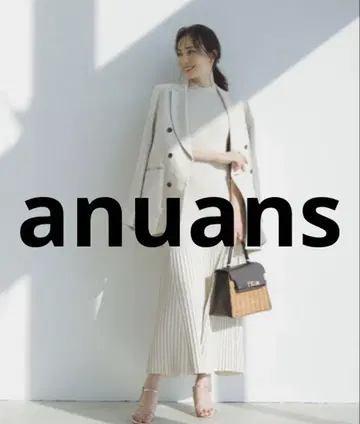 새상품급 anuans 니트 원피스 MEDIUM 라이트 베이지