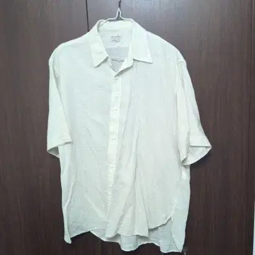 00s 'steven alan' LOOSE FIT 반팔 셔츠 아이보리