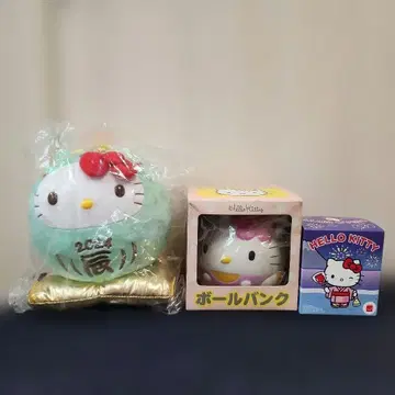 야쿠르트 x 헬로키티 십이지 봉제 인형 볼뱅크