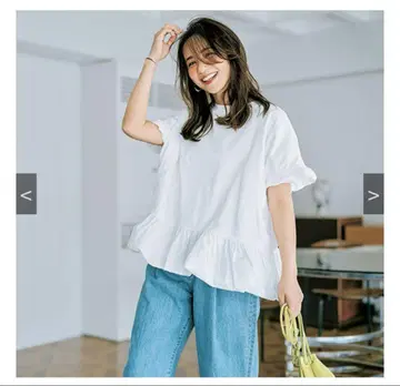 엠마 테일러 컷 혼방 리버서블 풀오버 블랙