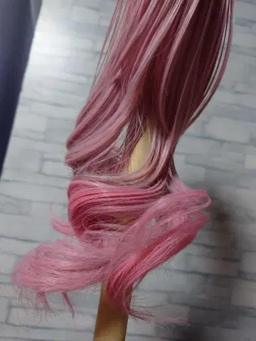인형용 가발 롱 핑크 1/4 MDD