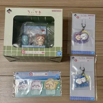 치이카와 제일복권 D, F, G상 목욕탕 4종 세트