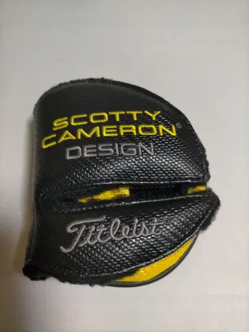 Scotty Cameron Phantom 퍼터용 골프헤드커버 블랙/노랑