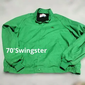 70'Swingster 그린 컬러 L 사이즈 레이싱 자켓