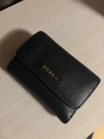 FURLA 블랙 3단 폴더형 지갑