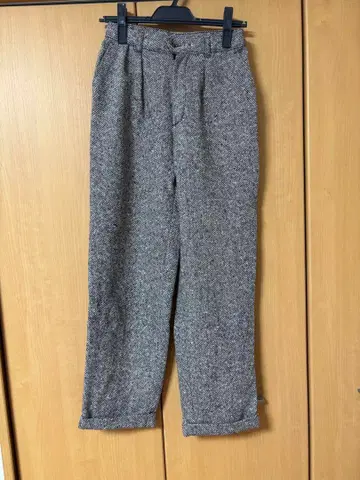 이탈리아제 네프 트위드 빈티지 울 슬랙스 benetton