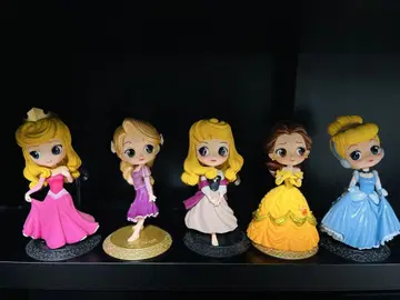 큐포스켓 Qposket 디즈니 프린세스 피규어 5체 세트