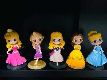 큐포스켓 Qposket 디즈니 프린세스 피규어 5체 세트