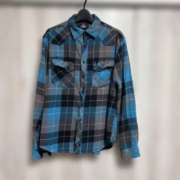 Dickies 체크 무늬 플란넬 셔츠 L 사이즈