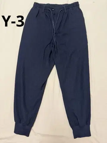 Y-3 팬츠 블랙 남성용 캐주얼 팬츠 블랙