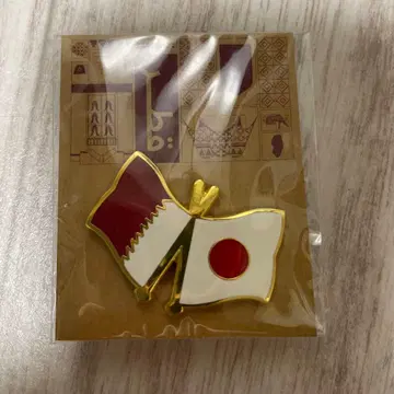 오사카 만박 한정판 카타르 핀 배지