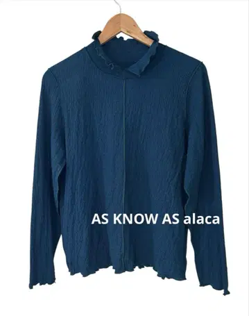 새상품 AS KNOW AS alaca 배색 멜로 탑 포코슈 이너