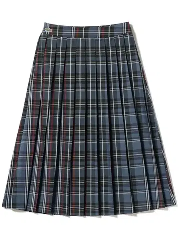 LACOSTE beamsboy 별주 체크 무늬 플리츠 스커트