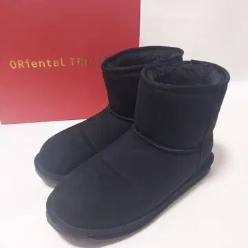 ORIENTAL TRAFFIC 블랙 어그 부츠