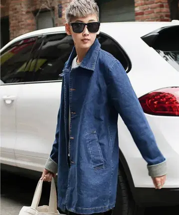 데님 자켓 롱