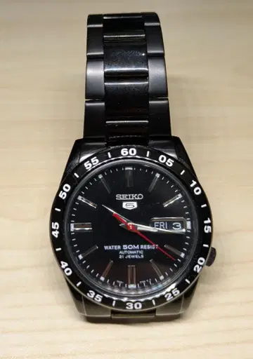SEIKO 5 자동 시계 SNKE03K1 역수입 블랙 세이코