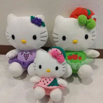 헬로키티 봉제 인형 세트