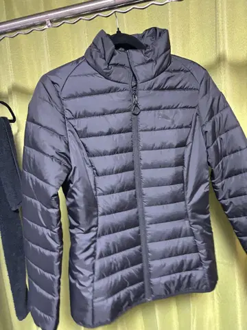 PUMA 블랙 다운 자켓 M