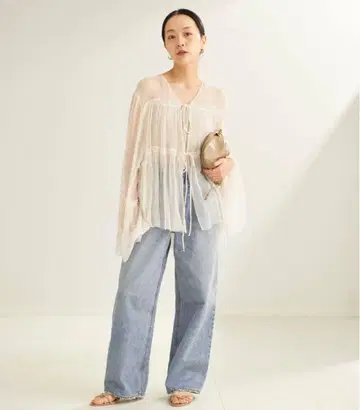 plage 플라주 IAM WIDE 데님 34
