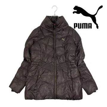 12T408 PUMA 충전솜 스탠드 카라 다운 자켓 하프 코트