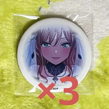 뱅드림 신자와 노부유키 전시회 이마이 리사 캔뱃지 3개 Roselia