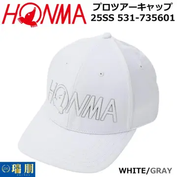 혼마 골프 캡 프로 투어 캡 25SS WHITE/GRAY