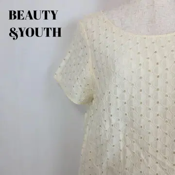 BEAUTY & YOUTH 뷰티 앤 유스 레이스 블라우스 새상품급