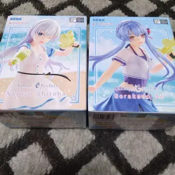 Summer Pockets 나루세 시로하 소라카도 아오이 피규어 세트