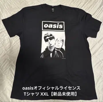 Oasis 그래픽 프린트 T셔츠 블랙 XXL
