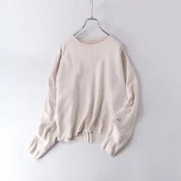 드레스 테리어 DRESSTERIOR 코튼 100% 맨투맨 자수입 38
