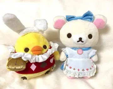 원더랜드의 리락쿠마 모으기 봉제 인형 코리락쿠마 키이로이토리