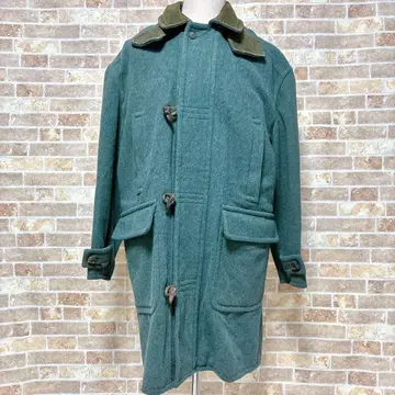 빈티지 레어 지방시 그린 더플 코트 울 소재 48