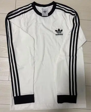 adidas 긴팔 T셔츠 화이트 M
