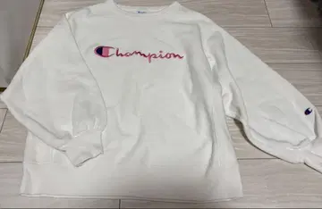 챔피온 champion 가슴 자수 로고 크루넥 트레이닝복 속기모