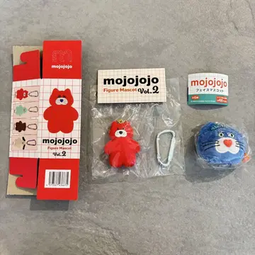 mojojojo 피규어 마스코트 페이스 마스코트 고양이 2종 세트