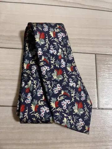 POLO 랄프 로렌 넥타이 데드스탁 꽃무늬