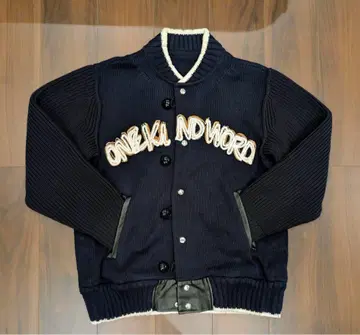 sacai(사카이) x Eric Haze 니트 블루종 사이즈 2