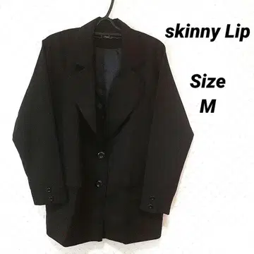 skinny Lip 블랙 테일러드 자켓 2버튼