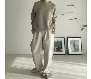짐바브웨 데님/밀크 캐주얼 팬츠