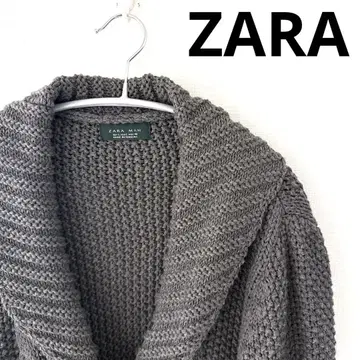 ZARA 가디건 그레이 L 사이즈 자라 남성용 니트