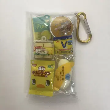 가챠 파우치 노랑 계열