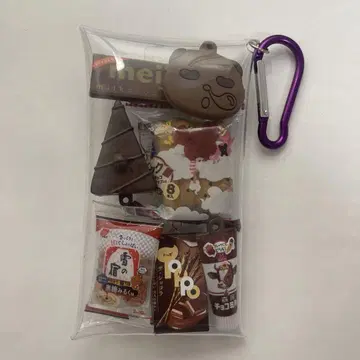 가챠 파우치 브라운 계열