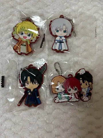 새벽의 연화 캡슐 러버 마스코트 학, 자현, 제노, 연화&학&수원