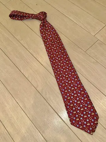 Brooks Brothers 실크 넥타이 빨간색