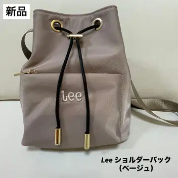 [ 새상품 ] Lee 베이지 복조리형 숄더백