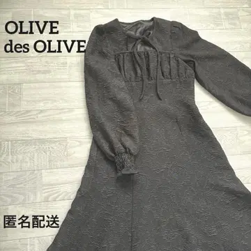 OLIVE des OLIVE 롱 원피스 블랙 프리 사이즈