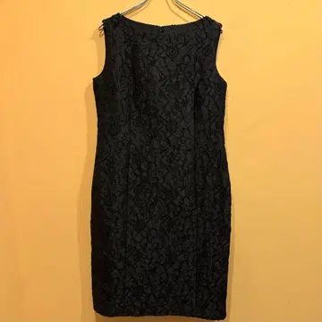 DAMA collection 원피스 드레스 올 패턴 자수 블랙 11